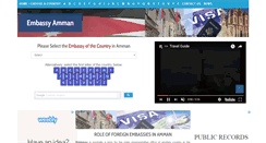 Desktop Screenshot of embassyamman.com