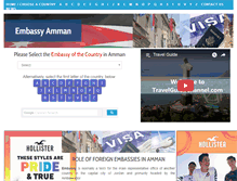 Tablet Screenshot of embassyamman.com